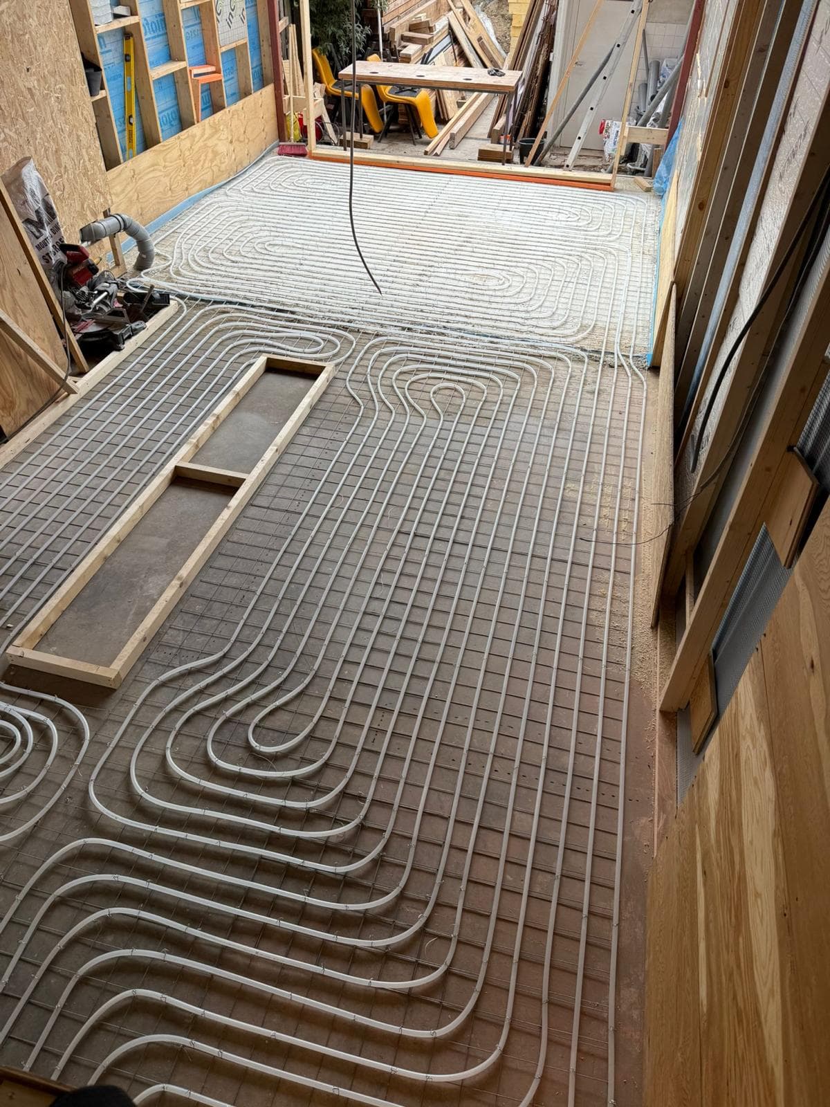 ON-BEVREESD vloerverwarming installatie